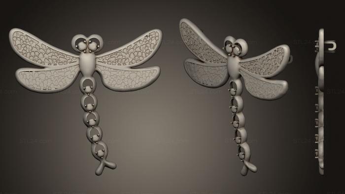 Jewelry (Dragonfly16, JVLR_0121) 3D models for cnc